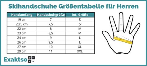 handschuh größe ermitteln